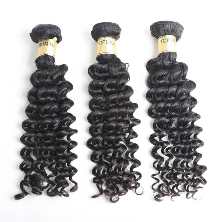 12A Premium Hair 3PSC Deep Wave Raw Hair Bundles