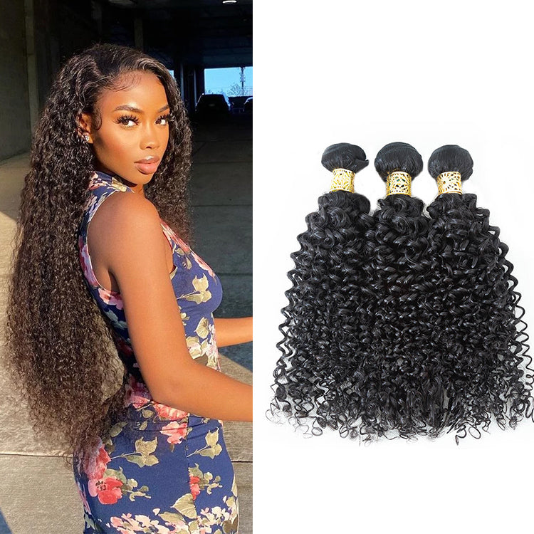 12A Premium Hair 3PSC Kinky Curly Raw Hair Bundles