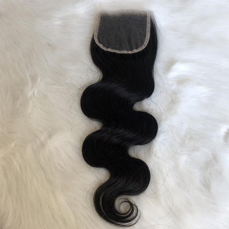 10A 4X4 HD Lace Closure Body Wave Virgin Hair