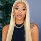 613 Straight Hair 13"x4" HD LACE FRONTAL WIG 180%-200%Density