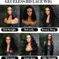 Glueless Lace Body Wave 5x5 HD Lace Closure Wig 180% -200%Density