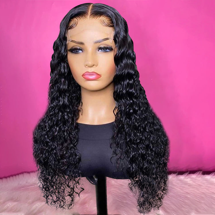 Deep Wave 5x5 HD Lace Closure Wig 180% Density