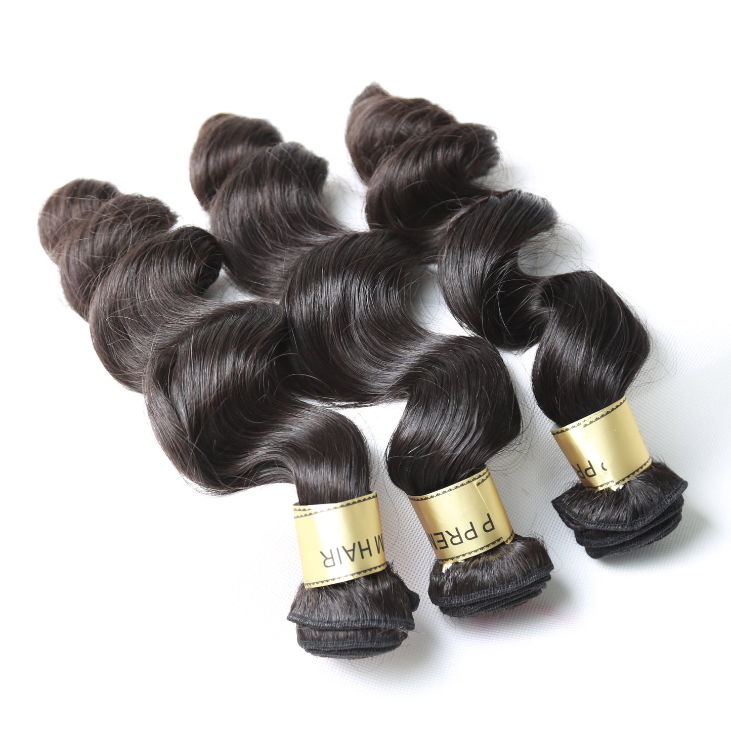 12A Premium Hair 3PSC Loose Wave Raw Hair Bundles