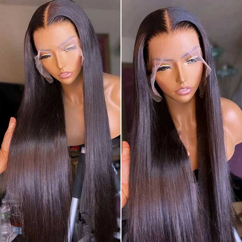 *Straight* 13"x4" HD LACE FRONTAL WIG 180%-200% Density