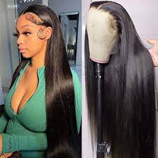 *Straight* 13"x 6" HD LACE FRONTAL WIG 180%-200% Density