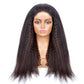 Glueless Lace Kinky Straight 5x5 HD Lace Closure Wig 180% -200%Density