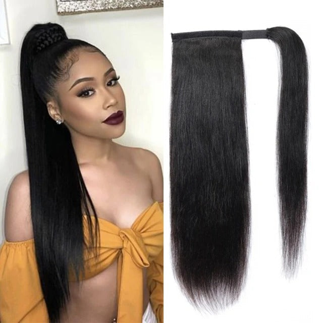 10A Ponytail Straight Hair Weave Easy Install