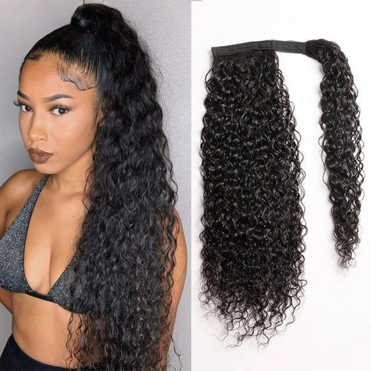 10A Ponytail Curly Hair Weave Easy Install