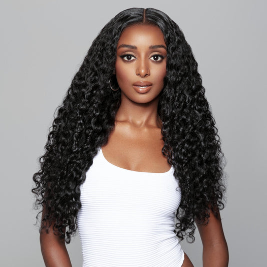 DEEP WAVE HAIR BUNDLES + 13"X6" HD FRONTAL