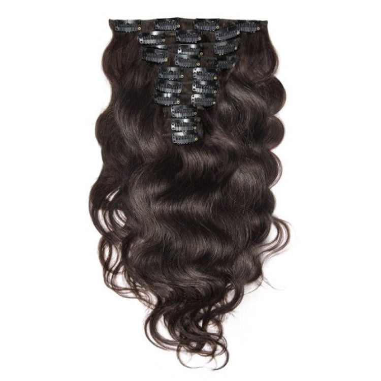 Clip In Hair Extensions Body Wave 100% Human Hair