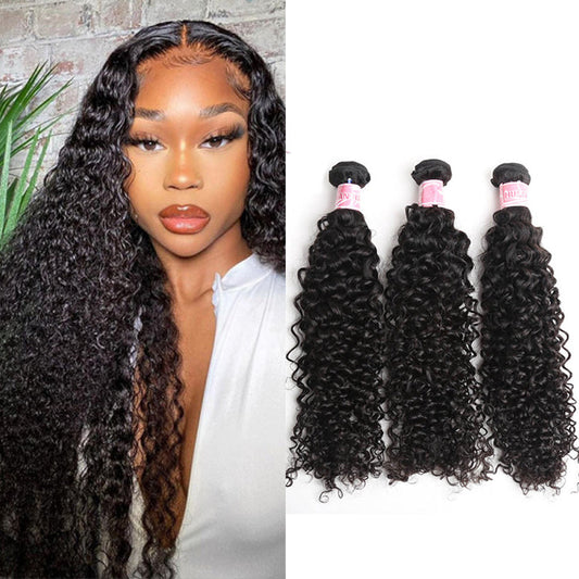 9A Hot Selling 3PSC Curly Hair Human Hair Bundles