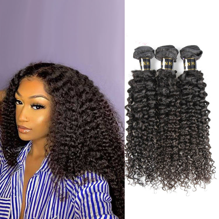 10A Top Selling Hair 3PSC Curly Hair Human Hair Bundles