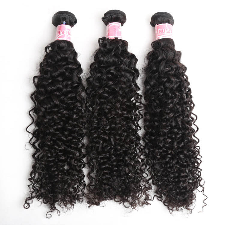 9A Hot Selling 3PSC Curly Hair Human Hair Bundles