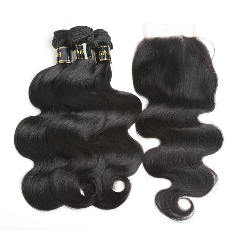 BODY WAVE BUNDLES + 5"X5" HD CLOSURE