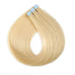 Silky Straight Blonde Tape-Ins